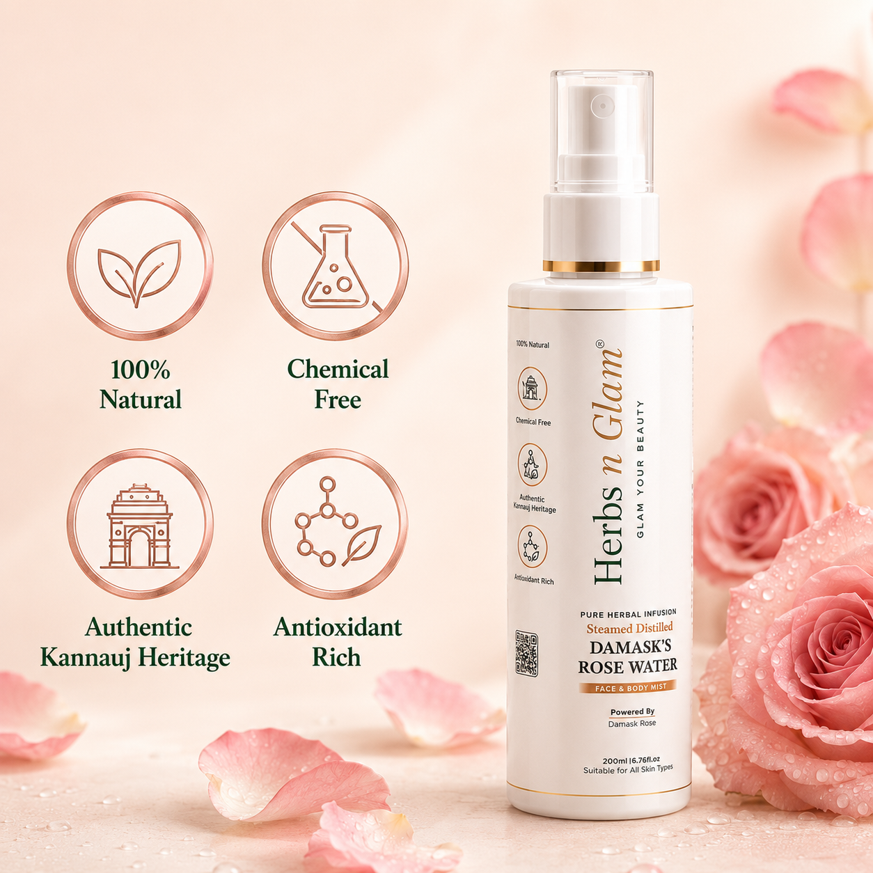 Damask's Kannauj Rose Water