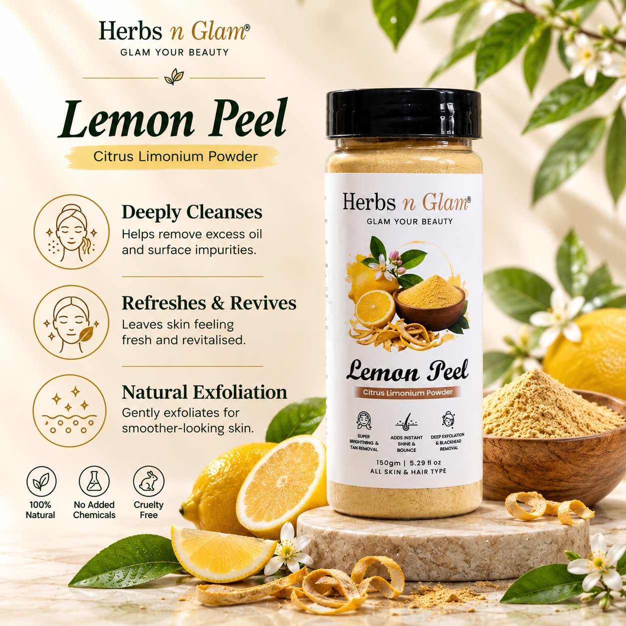 Lemon Peel Powder