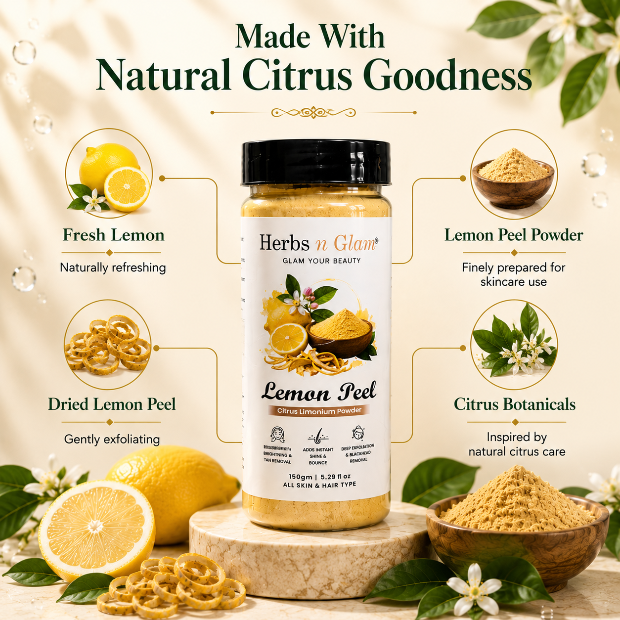 Lemon Peel Powder