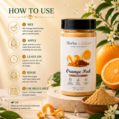 Orange Peel Powder | Herbs n Glam