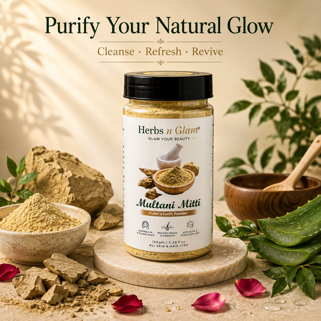 Multani Mitti Powder | Herbs n Glam