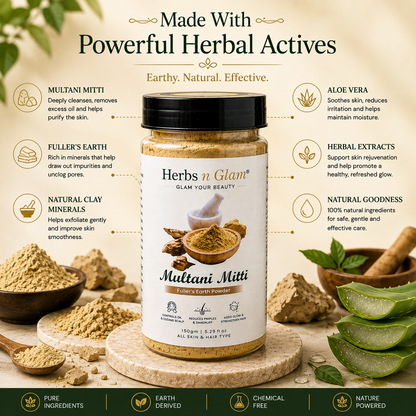 Multani Mitti Powder | Herbs n Glam