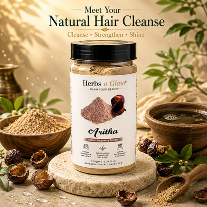 Aritha Powder for Hair & Scalp | Herbs n Glam