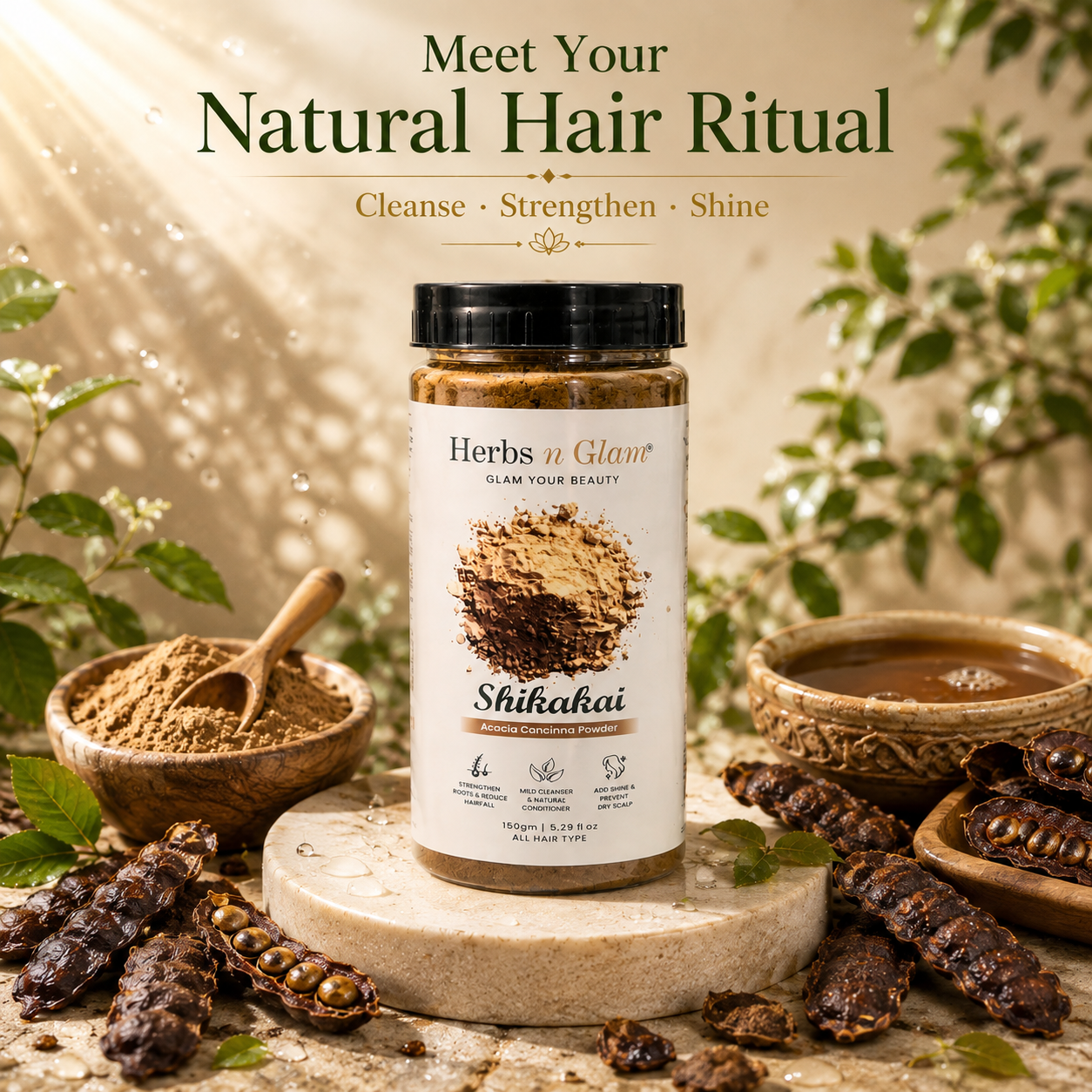 Shikakai Powder for Hair & Scalp