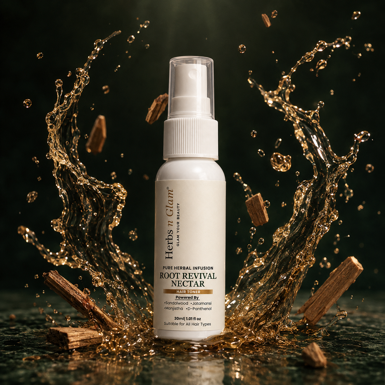 Herbs n Glam Root Revival Nectar Hair Toner - 30ml