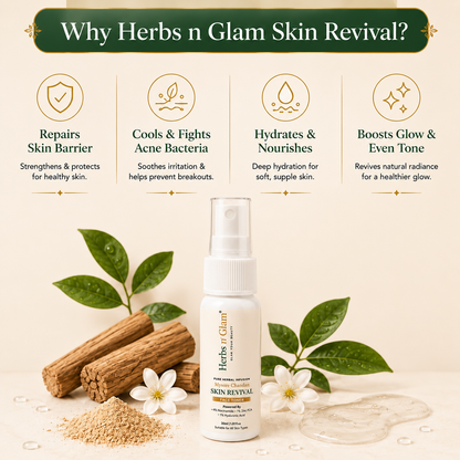 Herbs n Glam Mysore Chandan Skin Revival Face Toner | 30ml