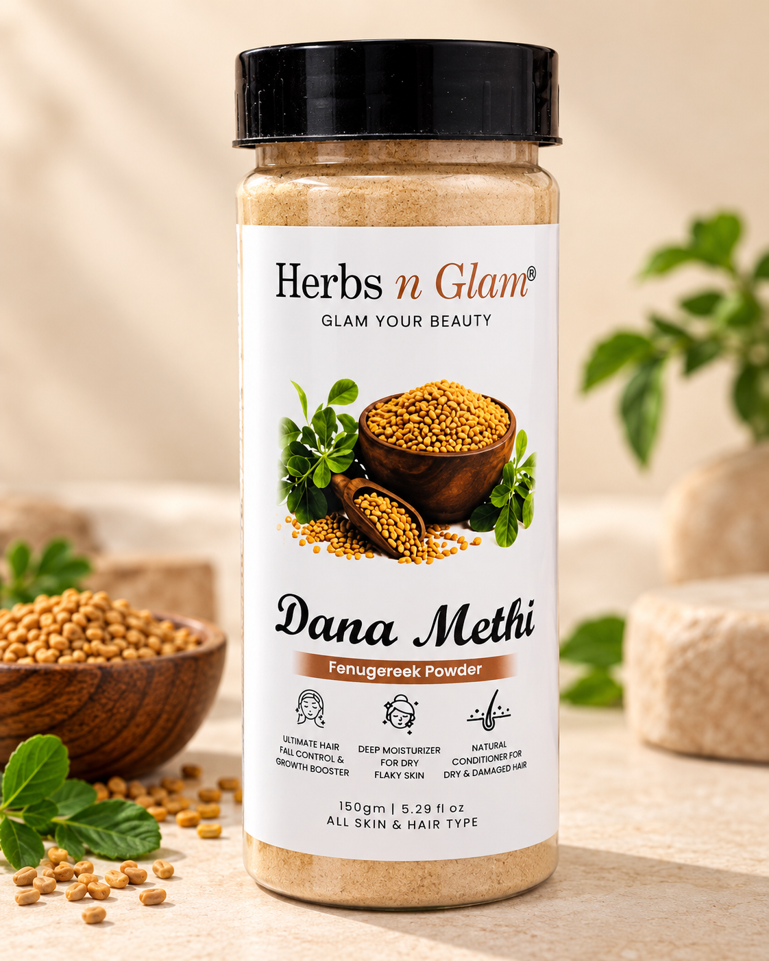 Dana Methi Powder (Fenugreek)