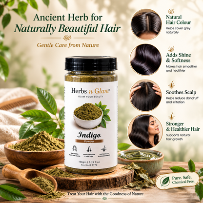 Indigo Powder for Natural Hair Colour