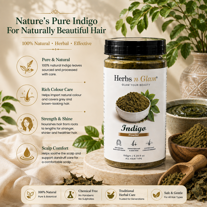Indigo Powder for Natural Hair Colour