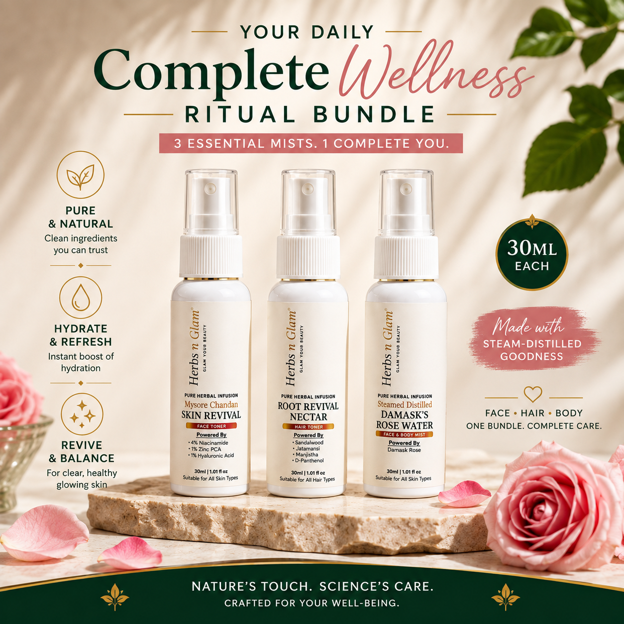 Complete Wellness Ritual Bundle 30 ML each